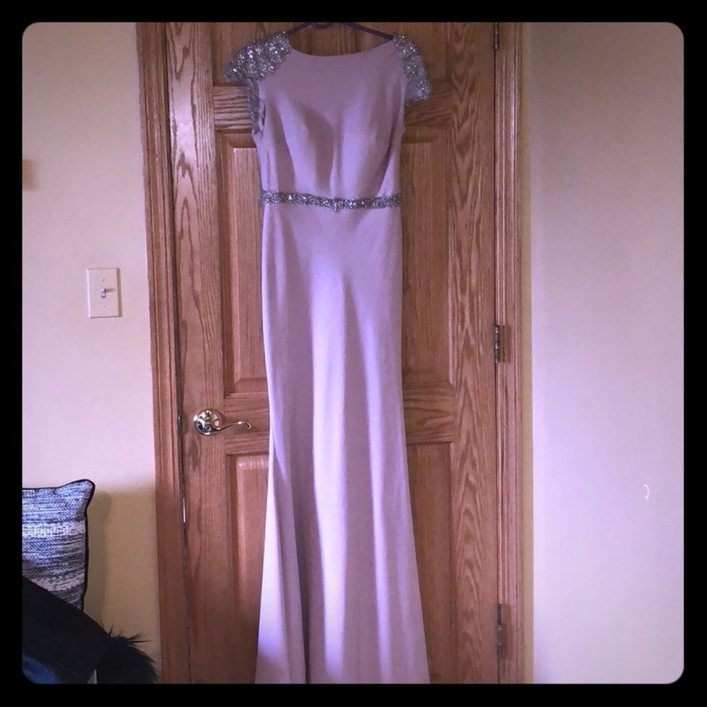 Tarik Ediz Blush Gown